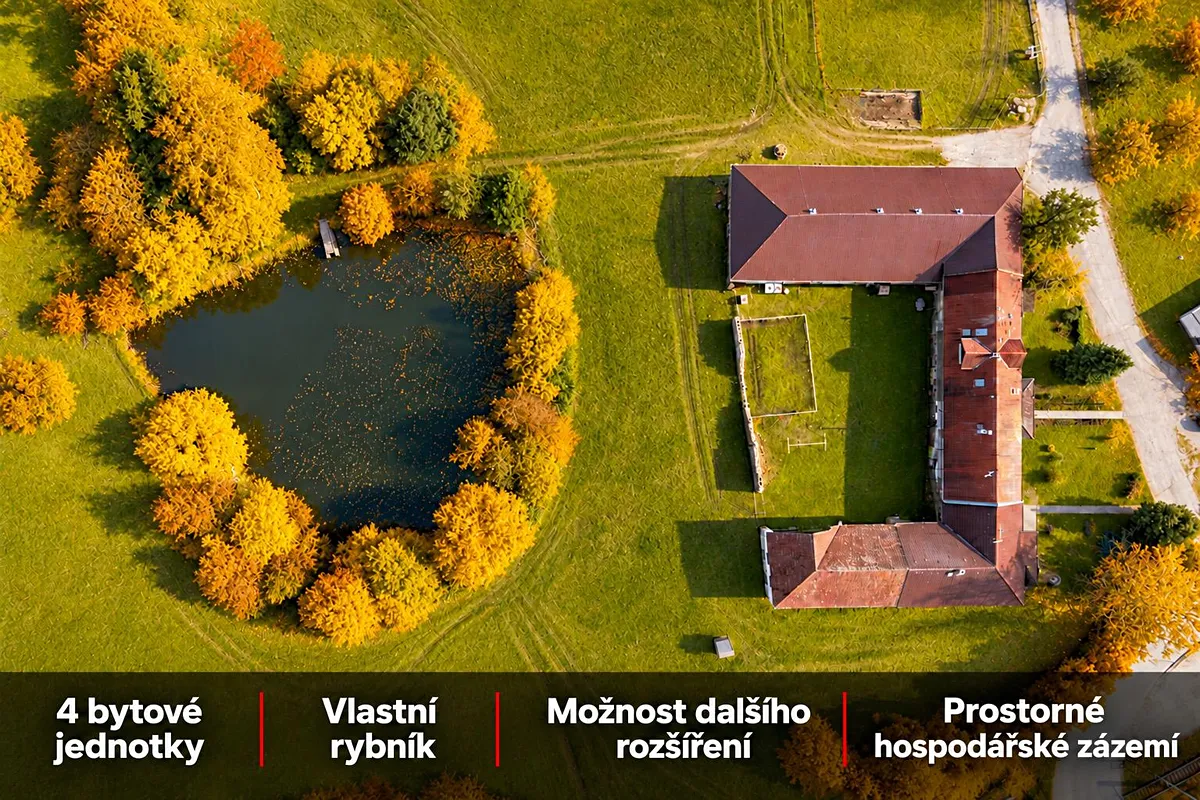 Prodej vícegeneračního domu 1072 m², pozemek 1739 m²